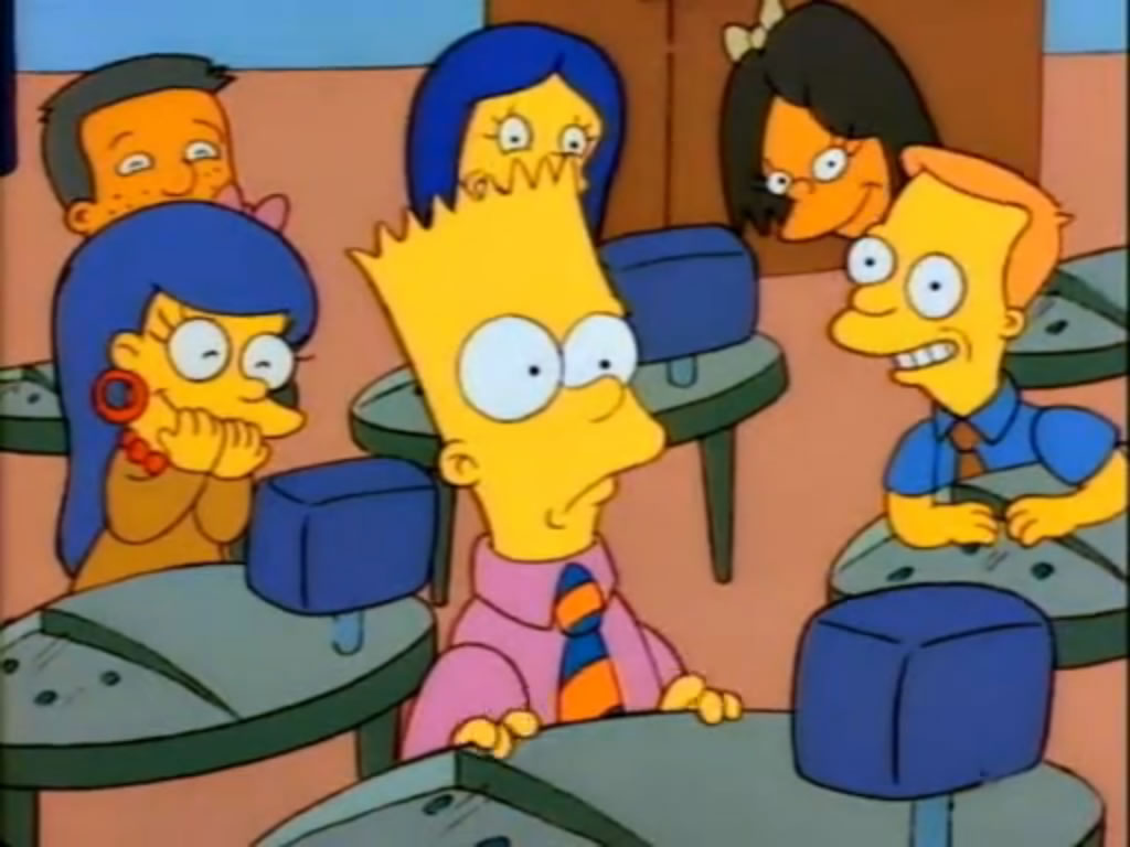 Bart en clase